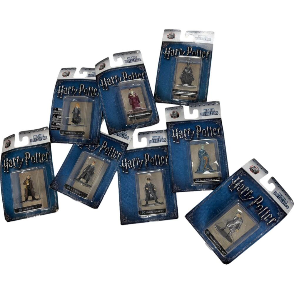 Lot Harry Potter Nano Metalfigs Collectible Figures Lot (Lord Voldemort + More